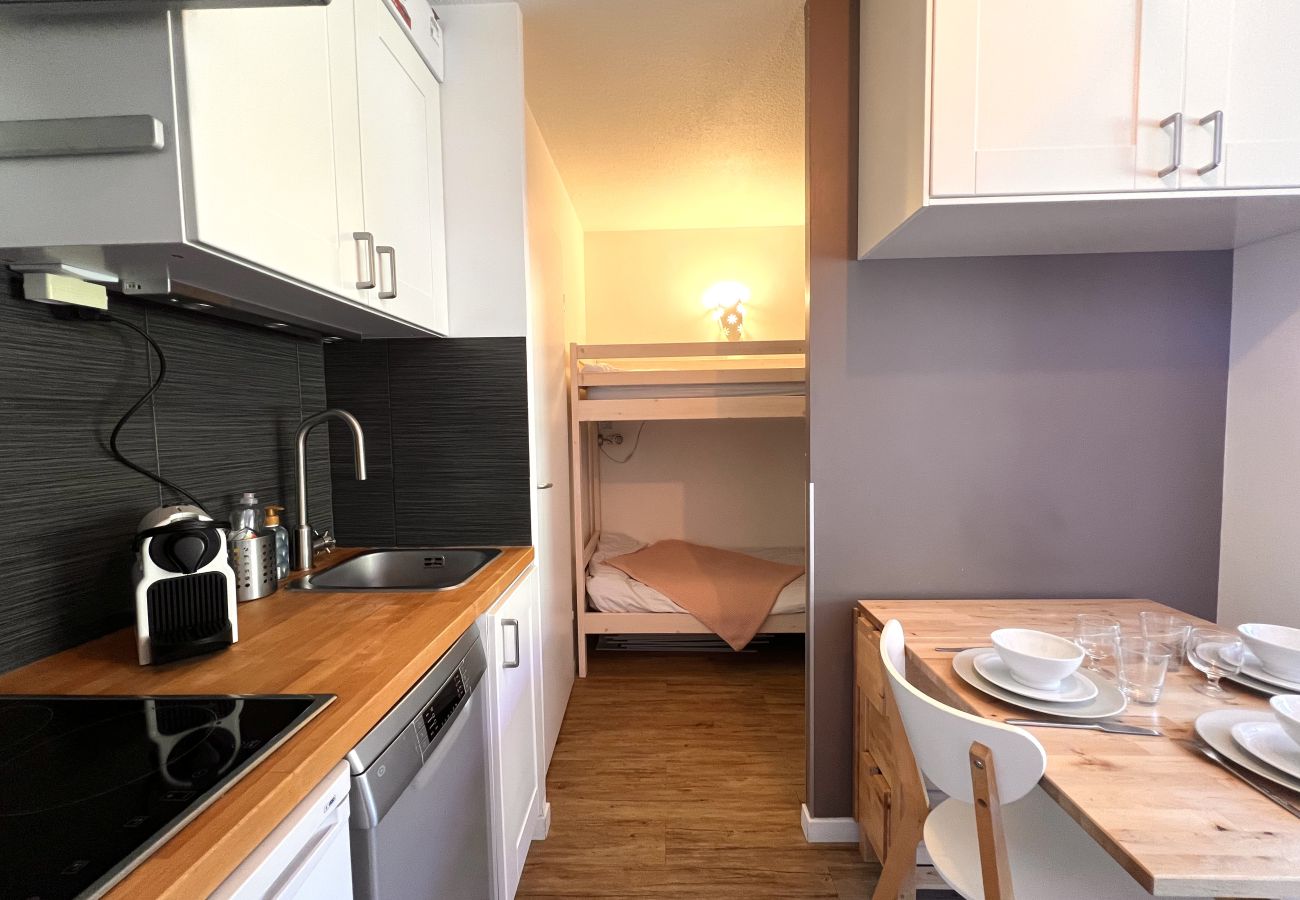 Appartement à La Plagne-Tarentaise - Skis aux pieds